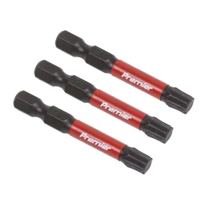 Sealey Premier TRX-Star* T40 Impact Power Tool Bits 50mm - 3pc