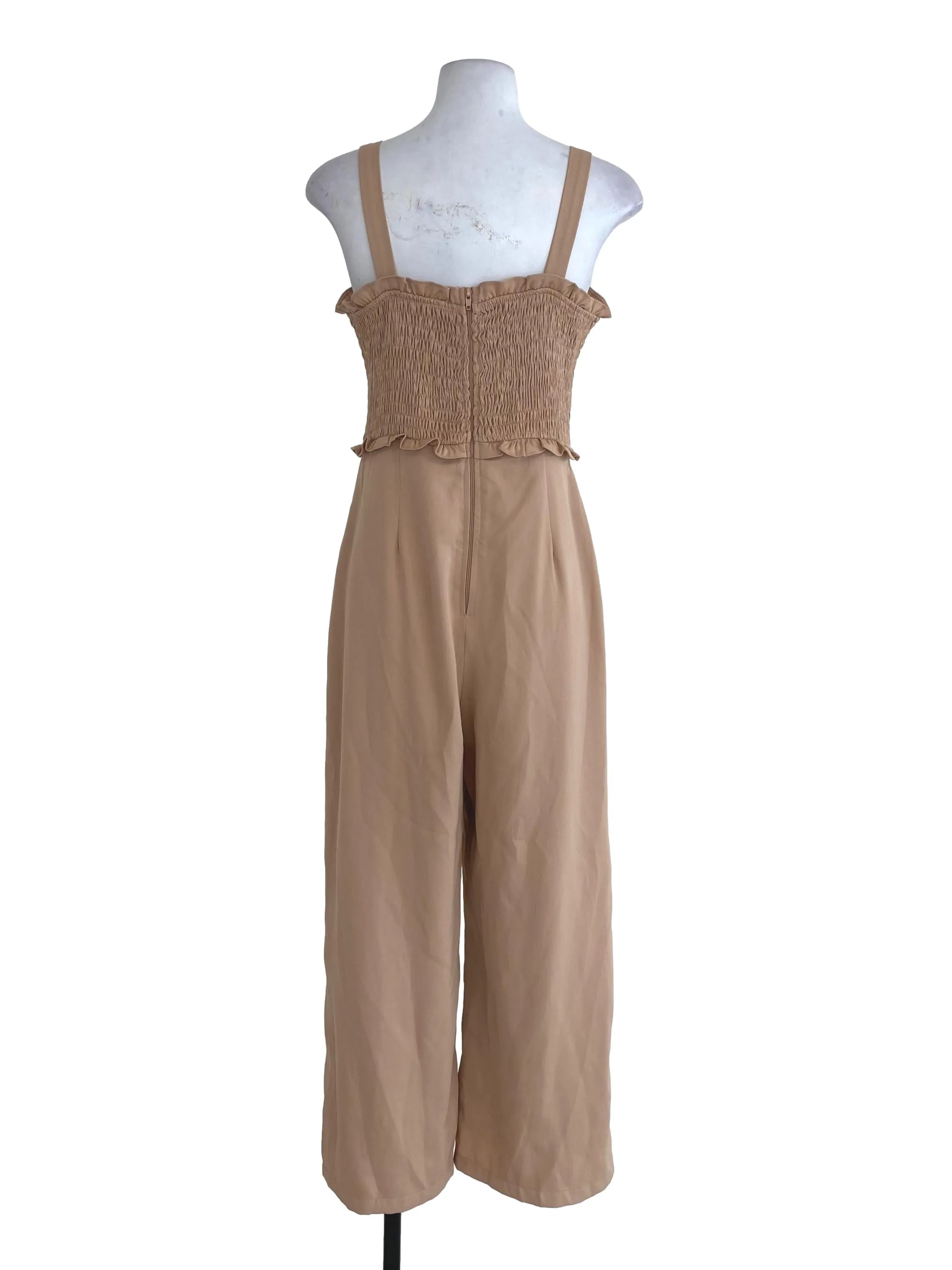 Sepia Plain Jumpsuit
