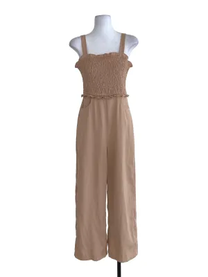 Sepia Plain Jumpsuit