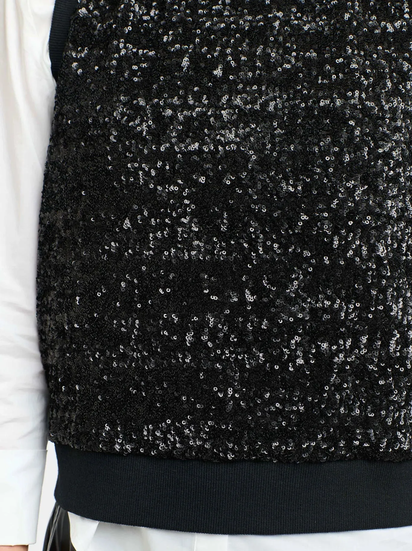 Sequins Tank - Black