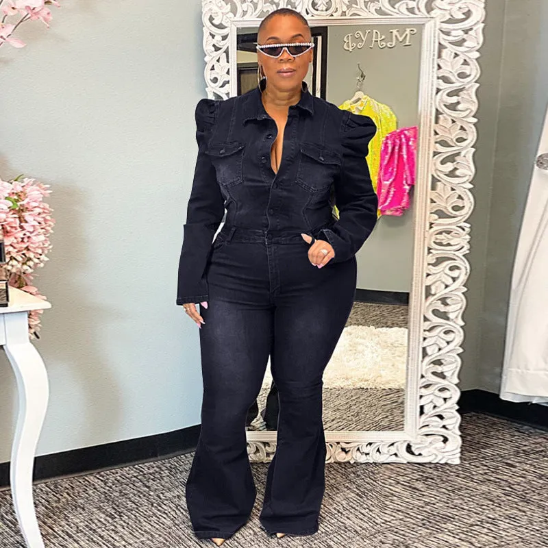 Sexy Denim Jeans Jumpsuits