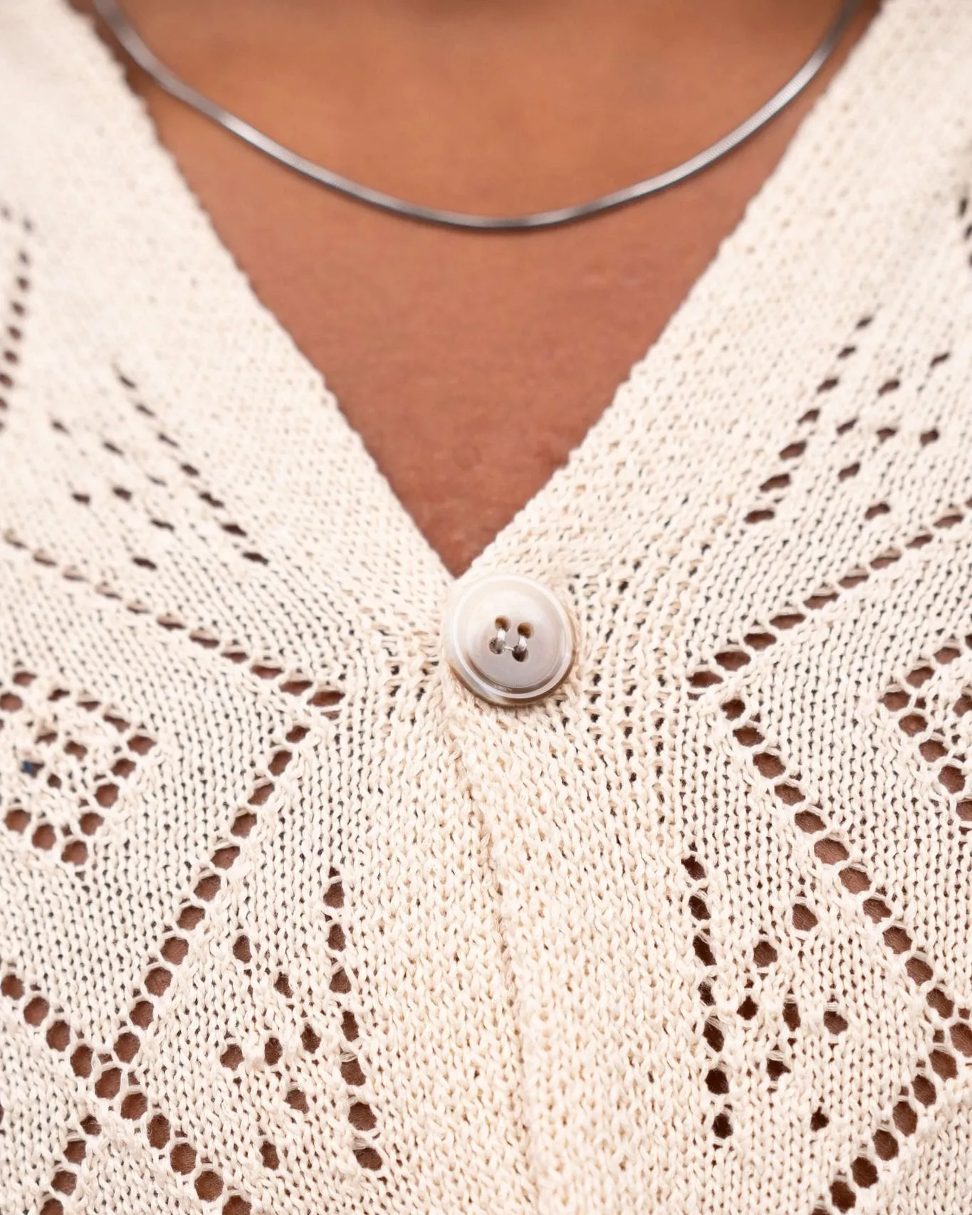 Short Sleeve Crochet Shirt