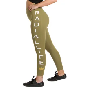 Signature Crown Leggings - Khaki