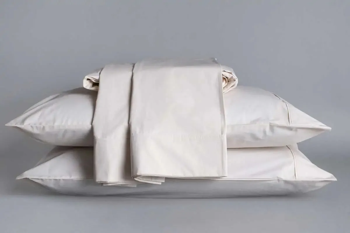 Sleep and Beyond Organic Sateen Fitted Sheet Set