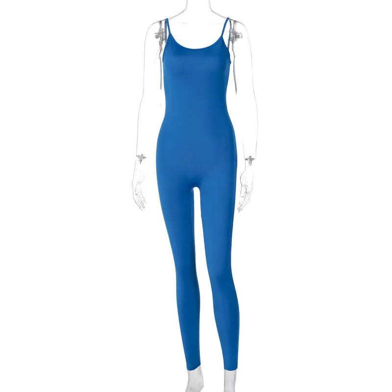 Sleeveless Stretch Jumpsuit