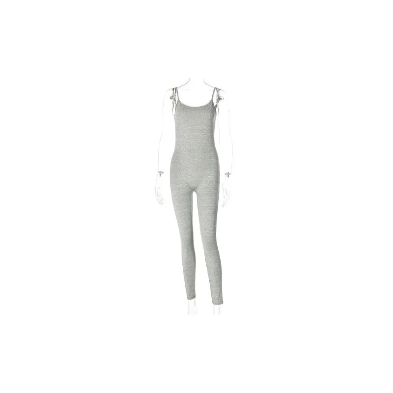 Sleeveless Stretch Jumpsuit