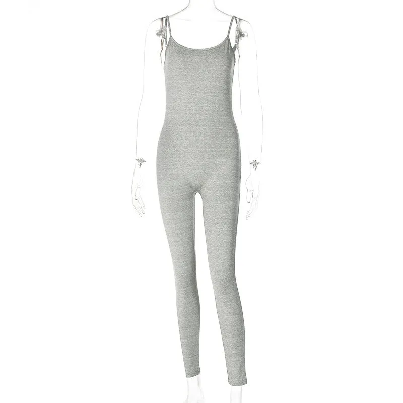 Sleeveless Stretch Jumpsuit