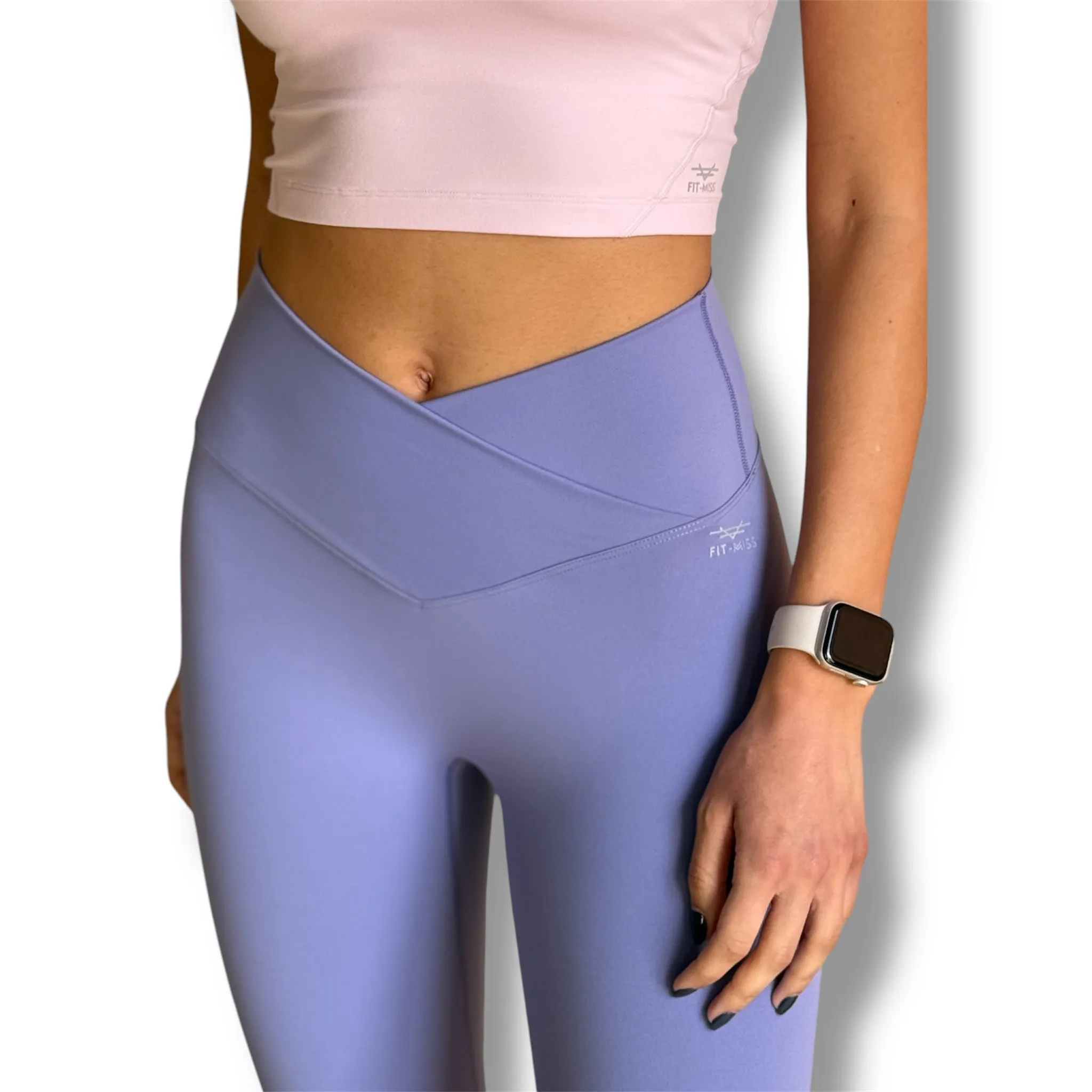 Slightly Thicker V-Leggings - Crocus