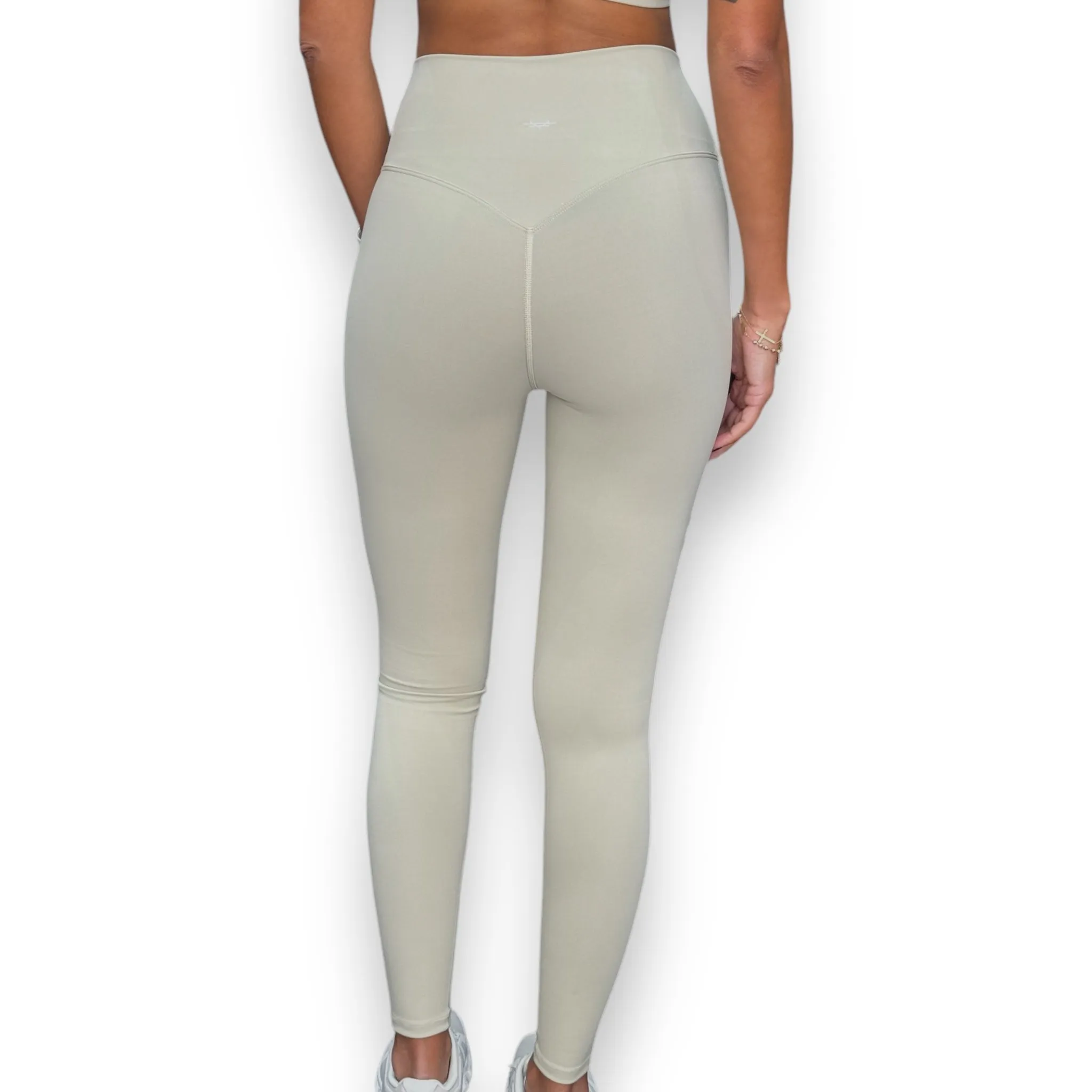 Slightly Thicker V-Leggings - Parchment