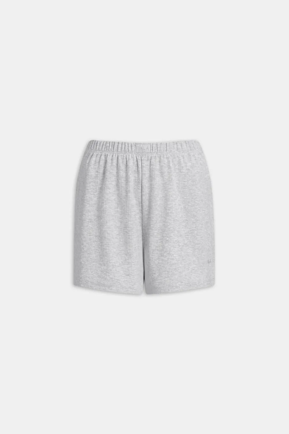 SOFT LOUNGE PYJAMA SHORTS - GREY MARL