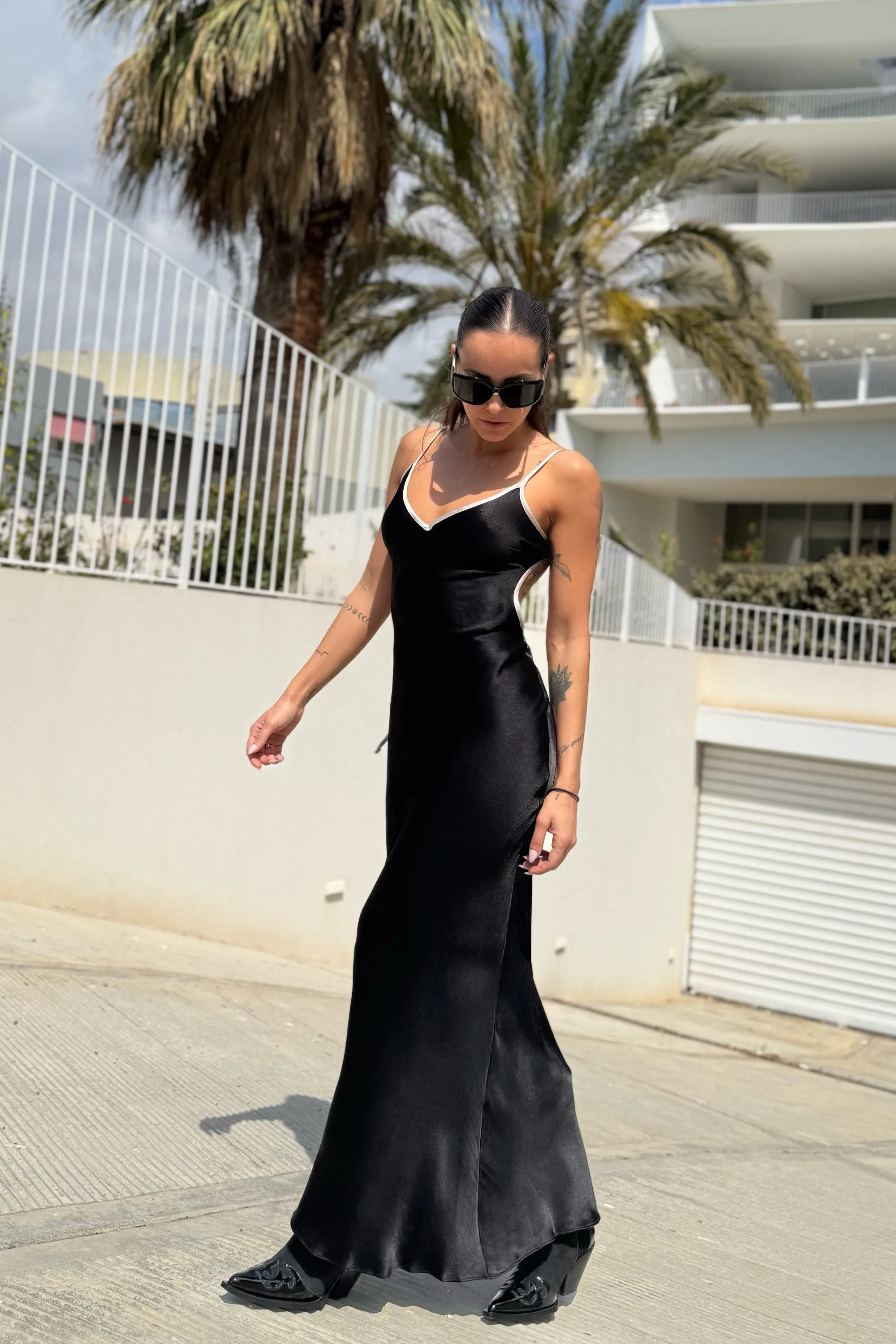 SOL TIE MAXI DRESS