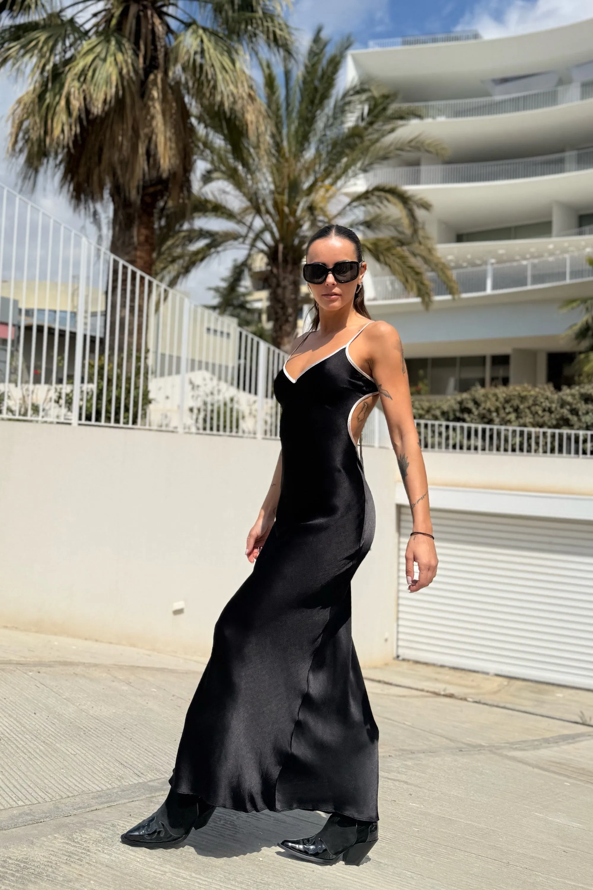 SOL TIE MAXI DRESS
