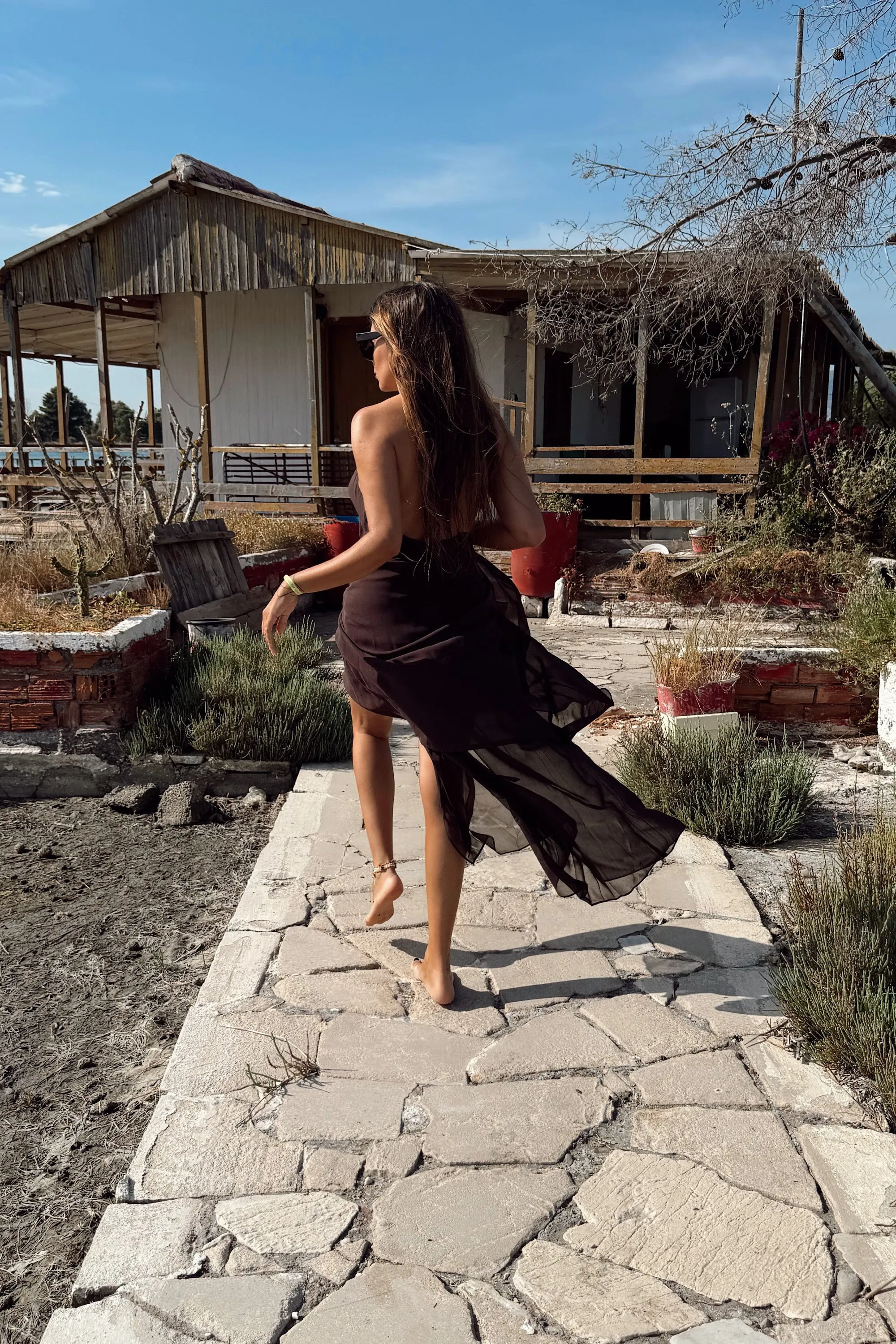 SONEVA WRAP DRESS