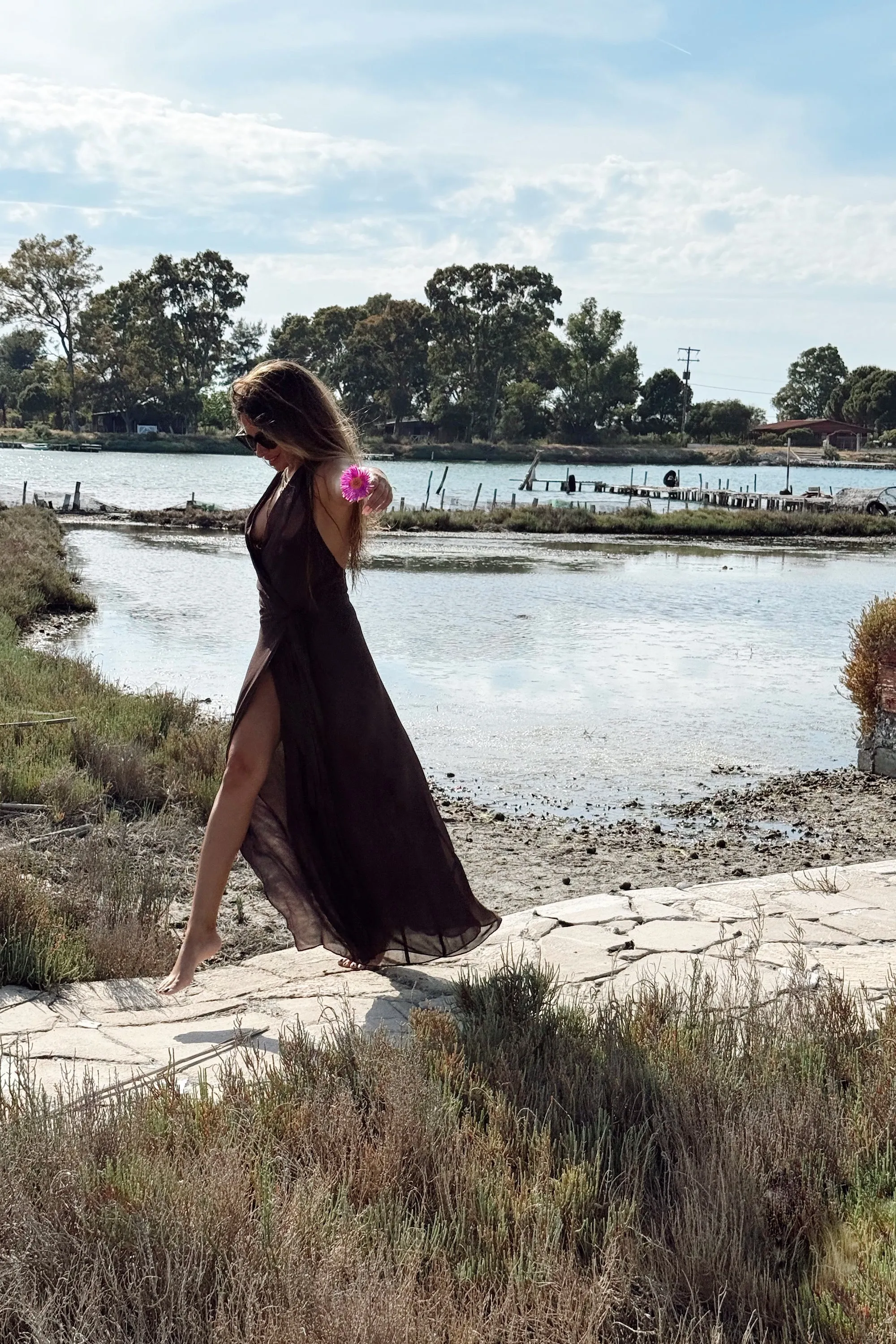 SONEVA WRAP DRESS