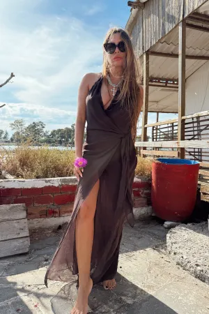 SONEVA WRAP DRESS