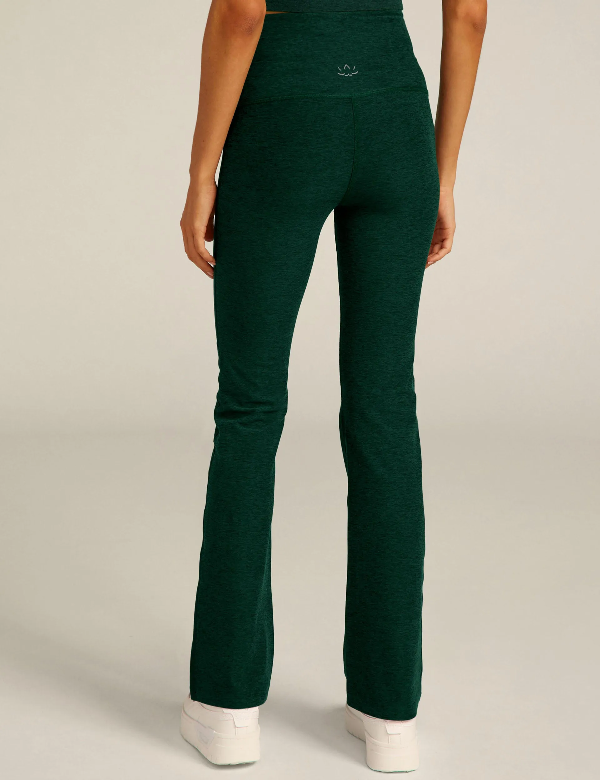 SPACEDYE HIGH WAISTED PRACTICE PANTDARK SPRUCE GREEN HEATHER