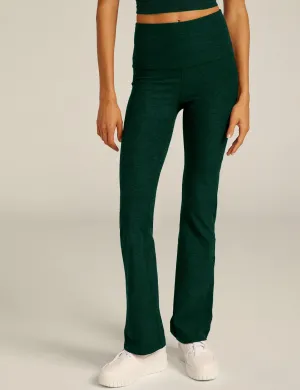 SPACEDYE HIGH WAISTED PRACTICE PANTDARK SPRUCE GREEN HEATHER