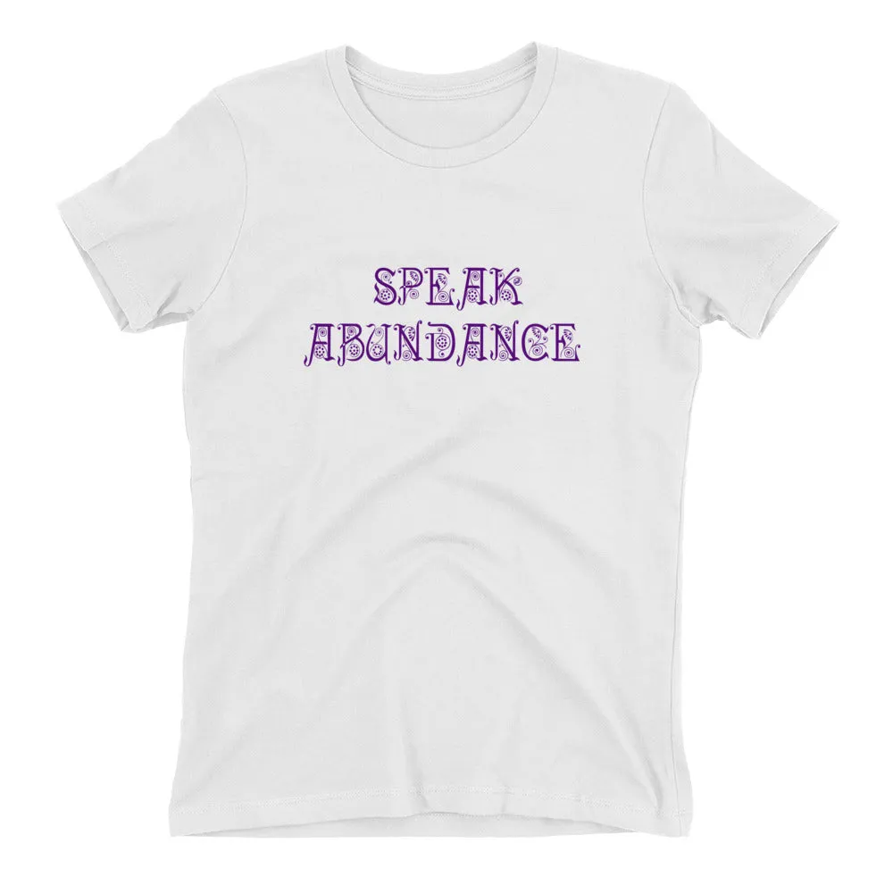 SPEAK ABUNDANCE