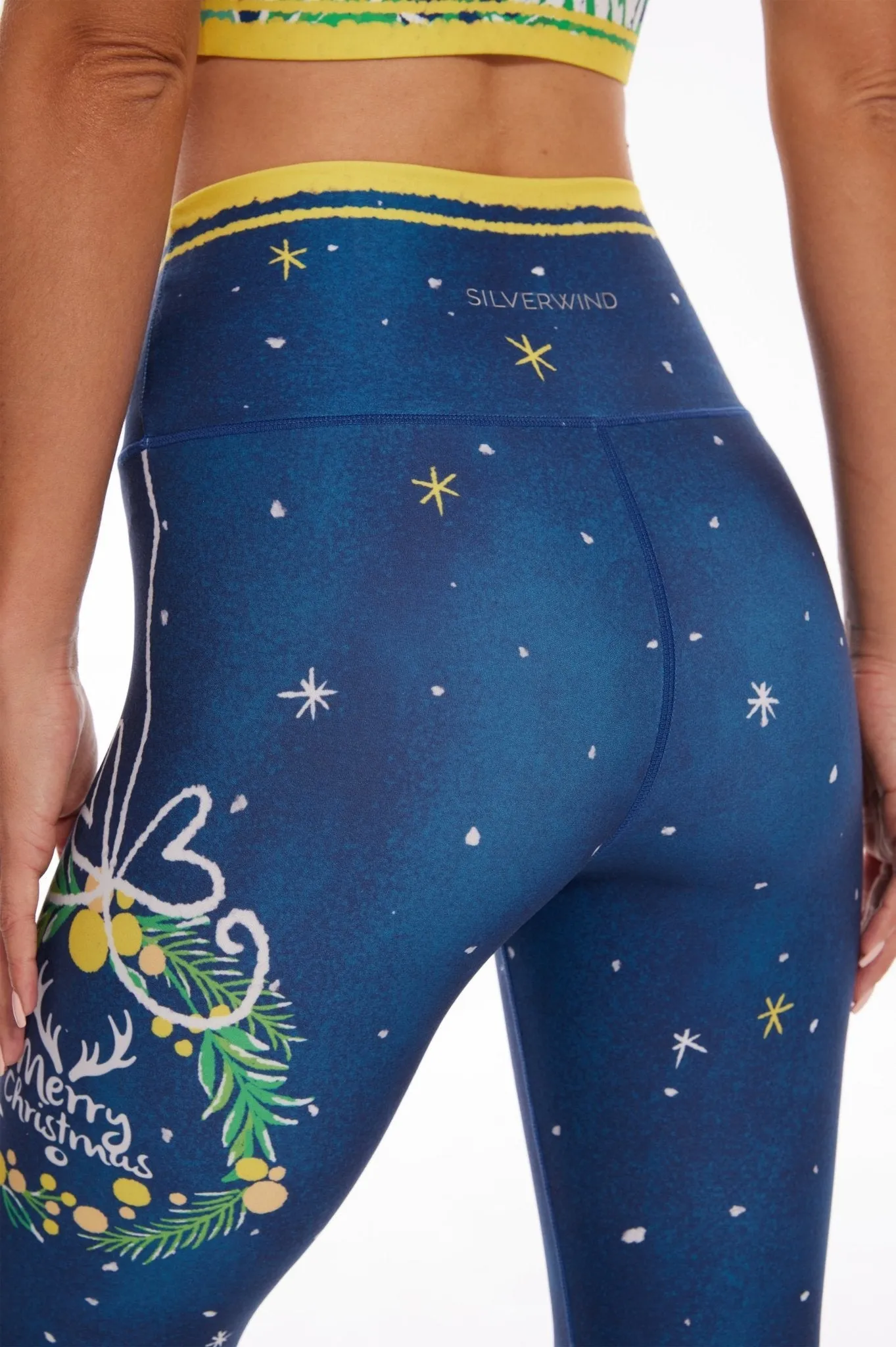 Starry Pines Christmas High-waisted Leggings