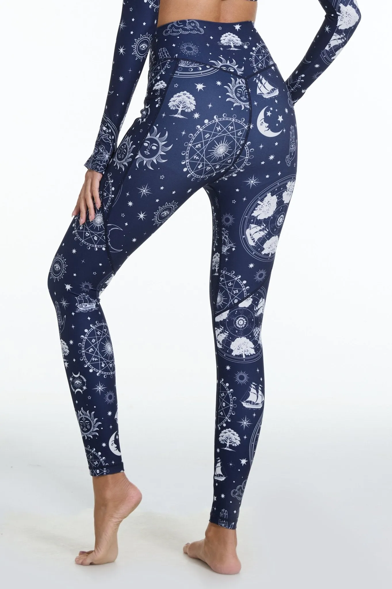 Starspell High-Waist Leggings with Pockets