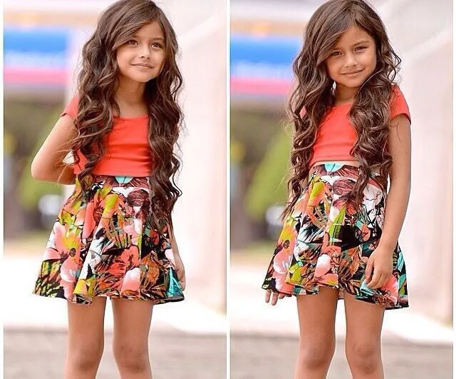 Summer fashion Girl lace white blouses  red shorts clothing set kids clothes sets twinset