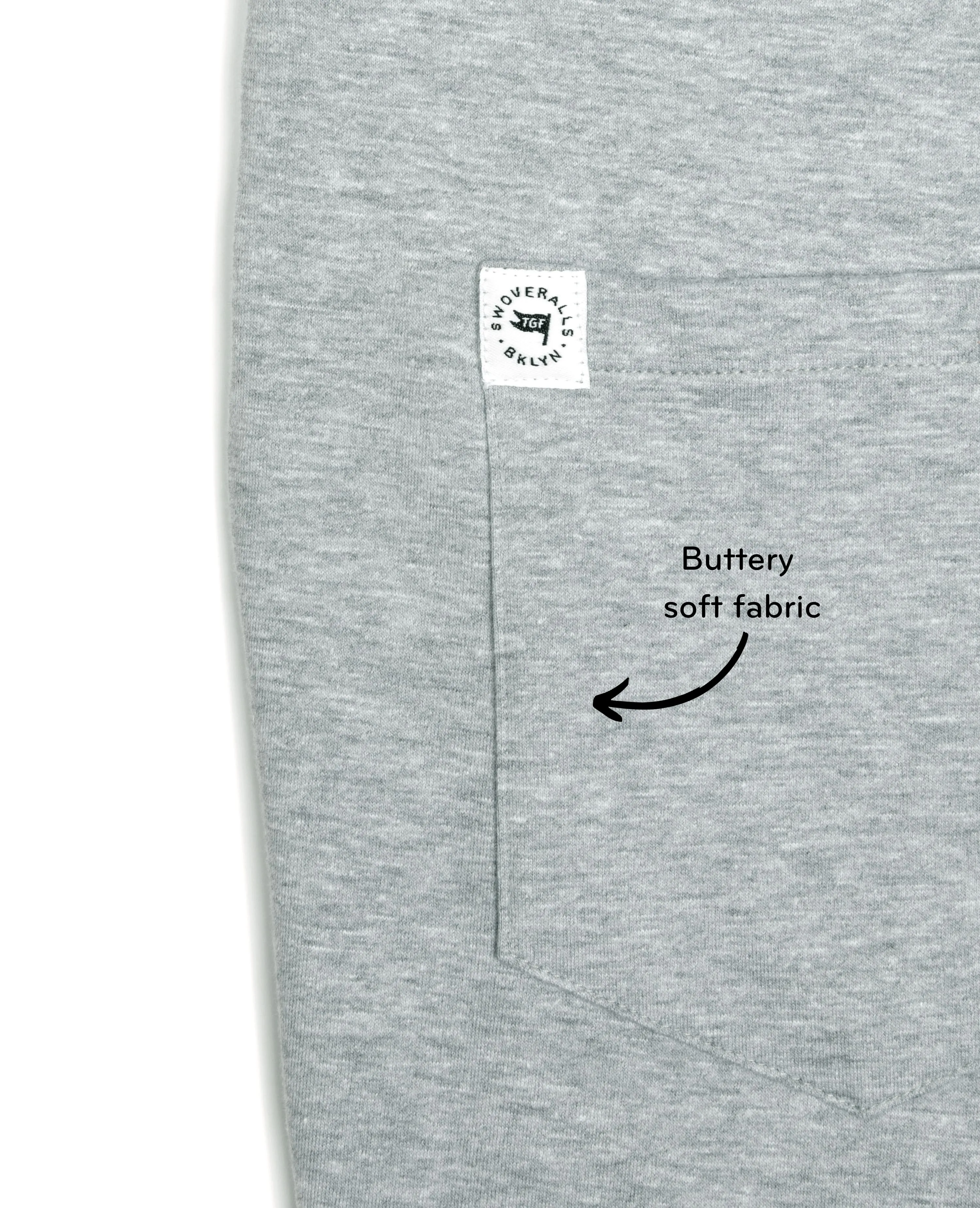 Swovie Shorts - Light Heather Grey