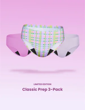 Teen Light Leakproof No-Show Bikini 3-Pack