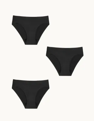 Teen Light Leakproof No-Show Bikini 3-Pack