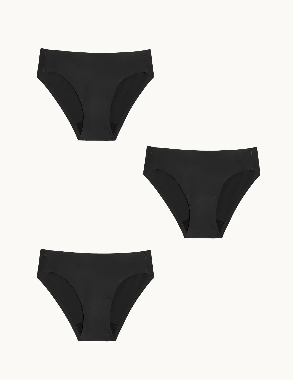 Teen Light Leakproof No-Show Bikini 3-Pack