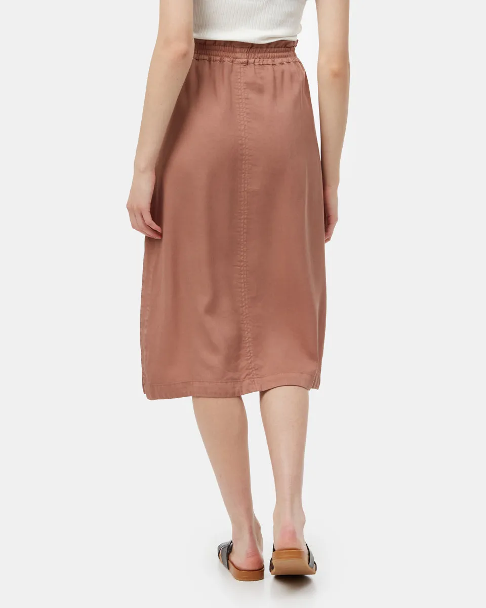 Tencel Midi Skirt