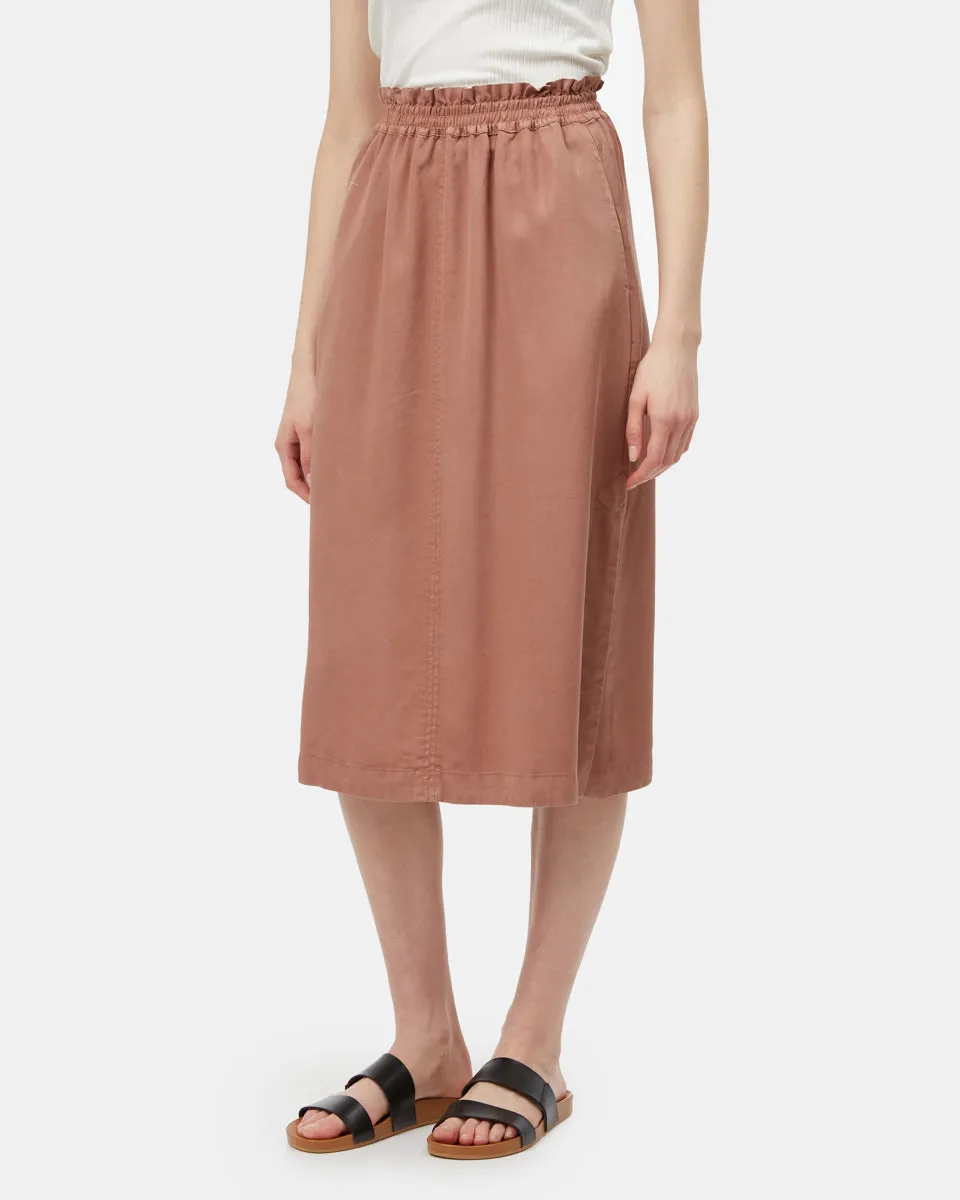 Tencel Midi Skirt