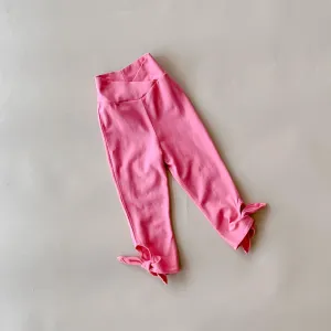 Tie-Capri Leggings | Bermuda Pink