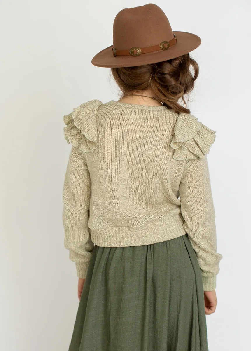 Tiegan Sweater in Heather Oat