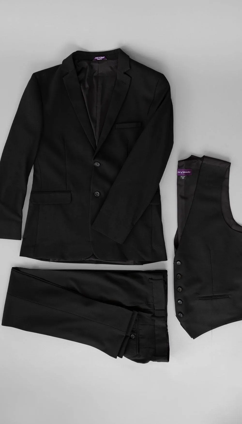 Trim Fit 3 Piece Suit Sage