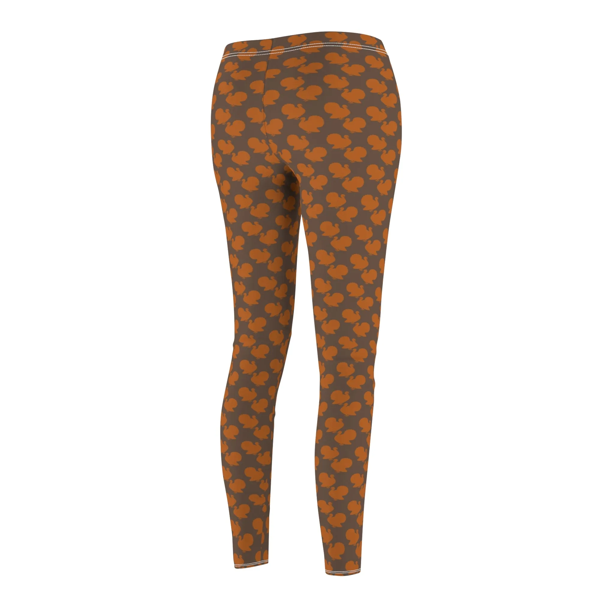 Turkey Thanksgiving Womens Leggings Stretch Yoga Pants - Saiko Studio