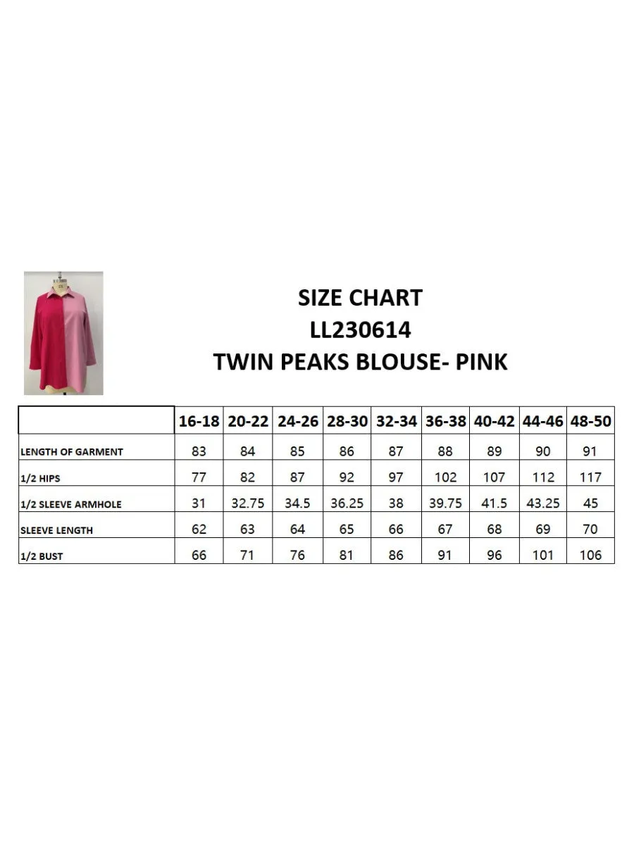 Twin Peaks Blouse - Pink*