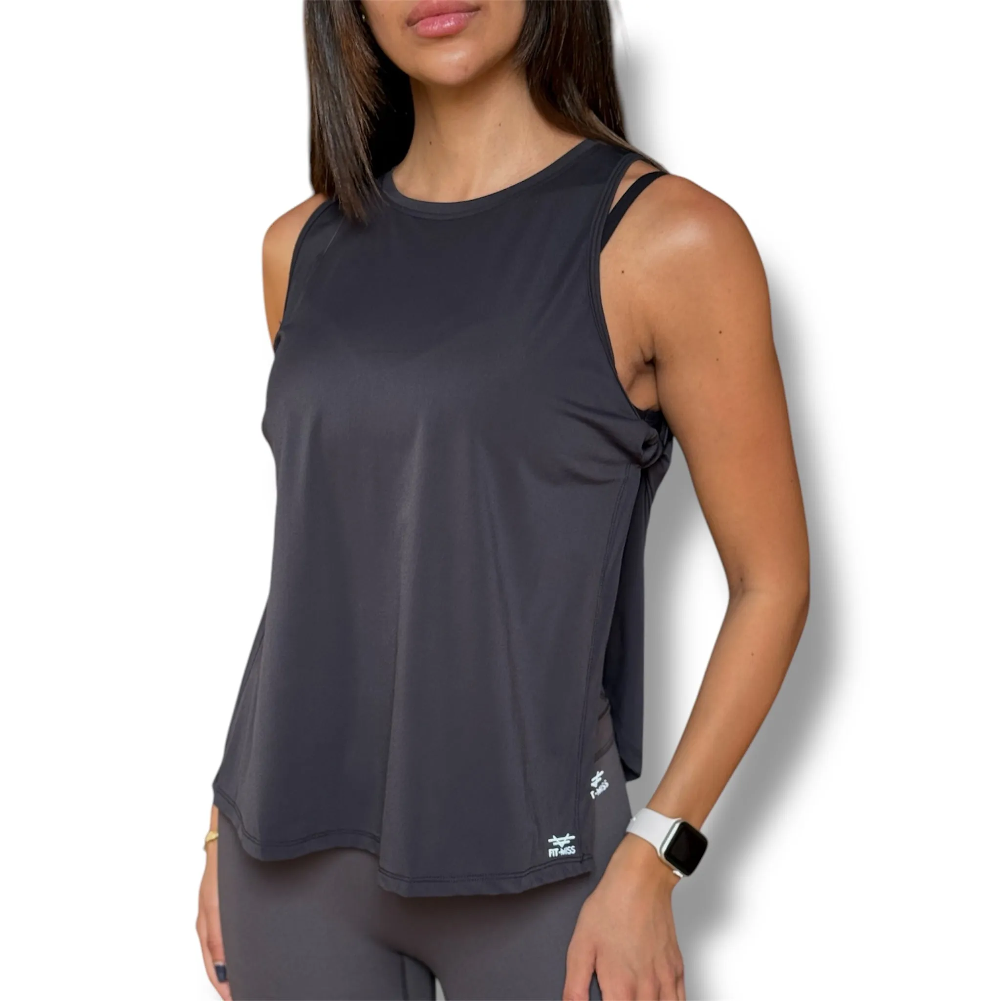 Twist & Go Tank Top - Black