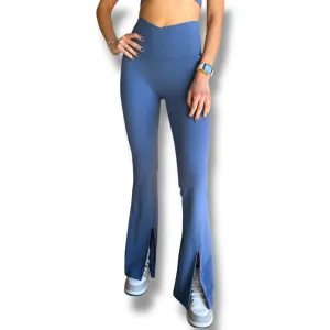 TwistFlare Leggings - Classic Blue