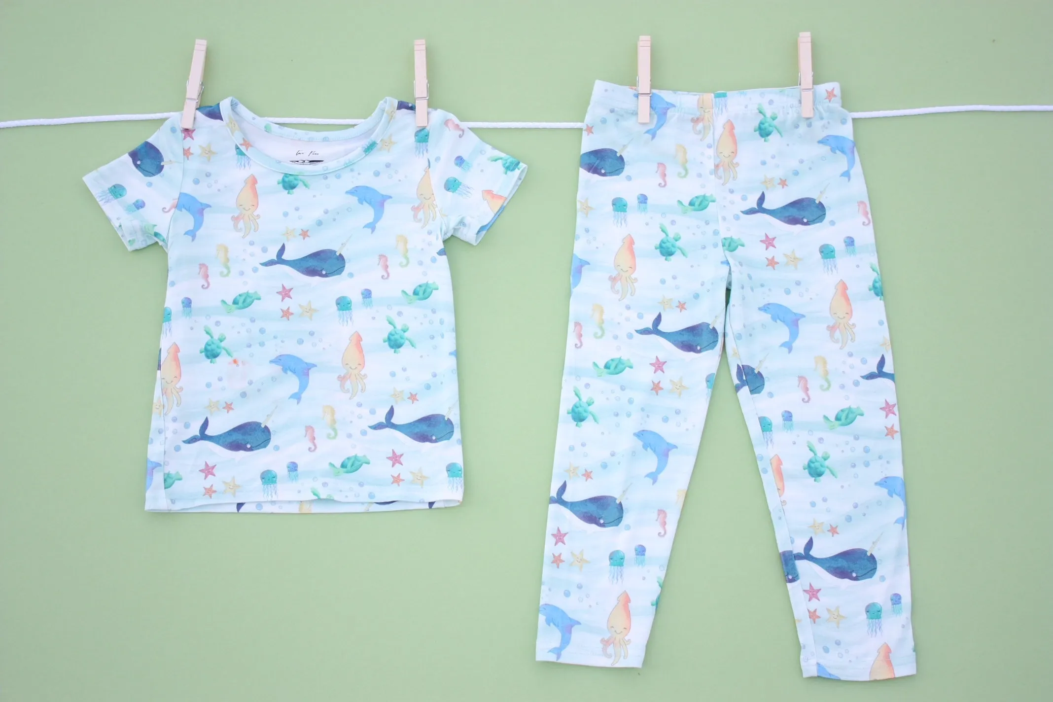 Two Peas Clothing Co Under the Sea S/S Pajama Set