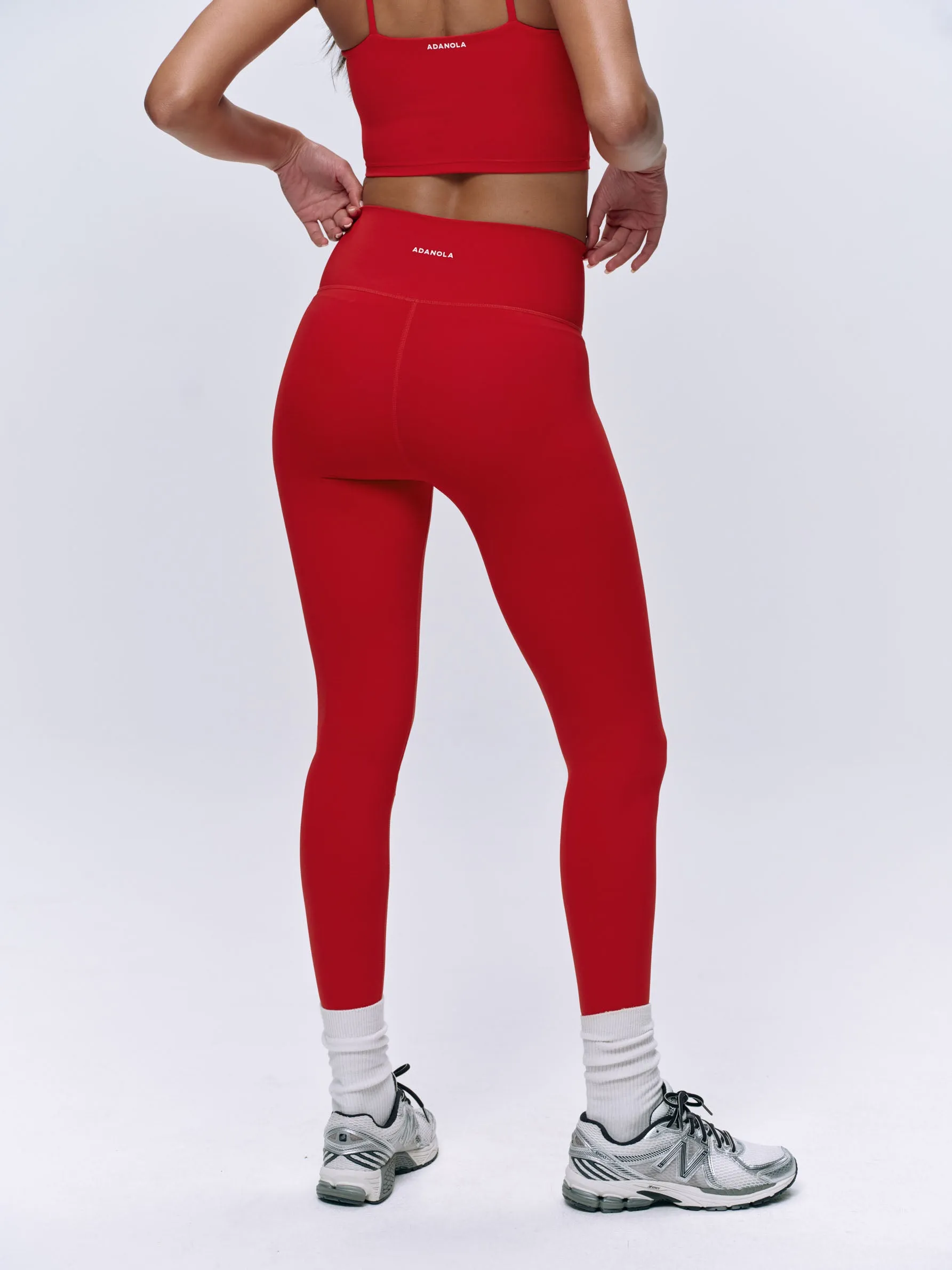 Ultimate Wrap Over Legging - Classic Red