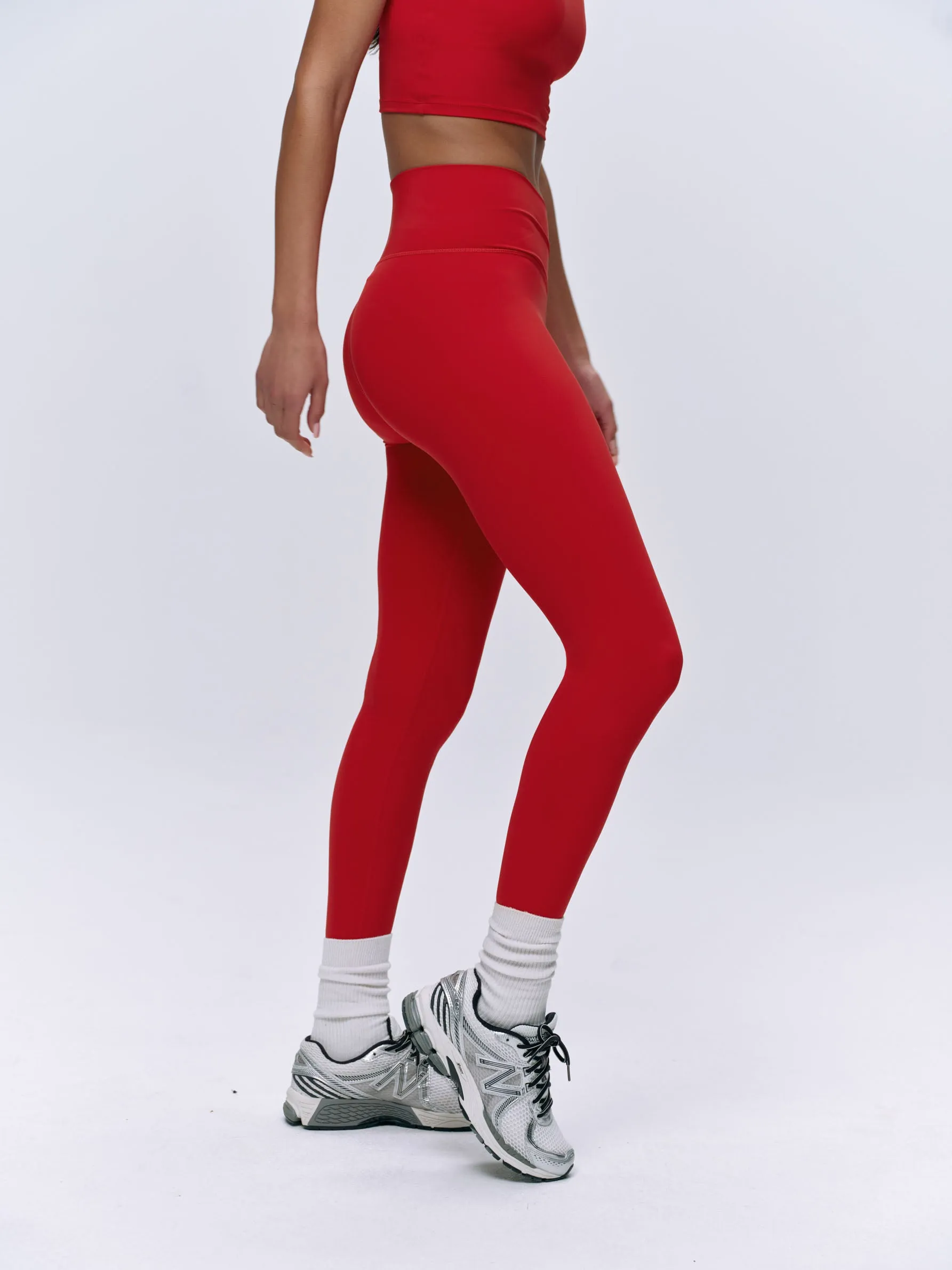 Ultimate Wrap Over Legging - Classic Red
