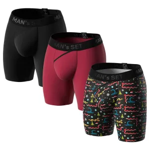 UltraSoft  Boxer Briefs 7.6" 3-Pack