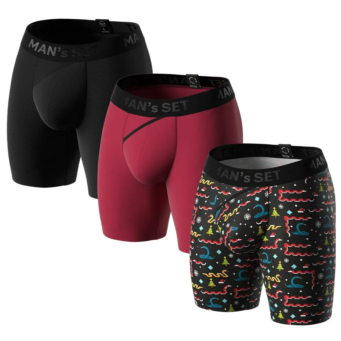 UltraSoft  Boxer Briefs 7.6" 3-Pack
