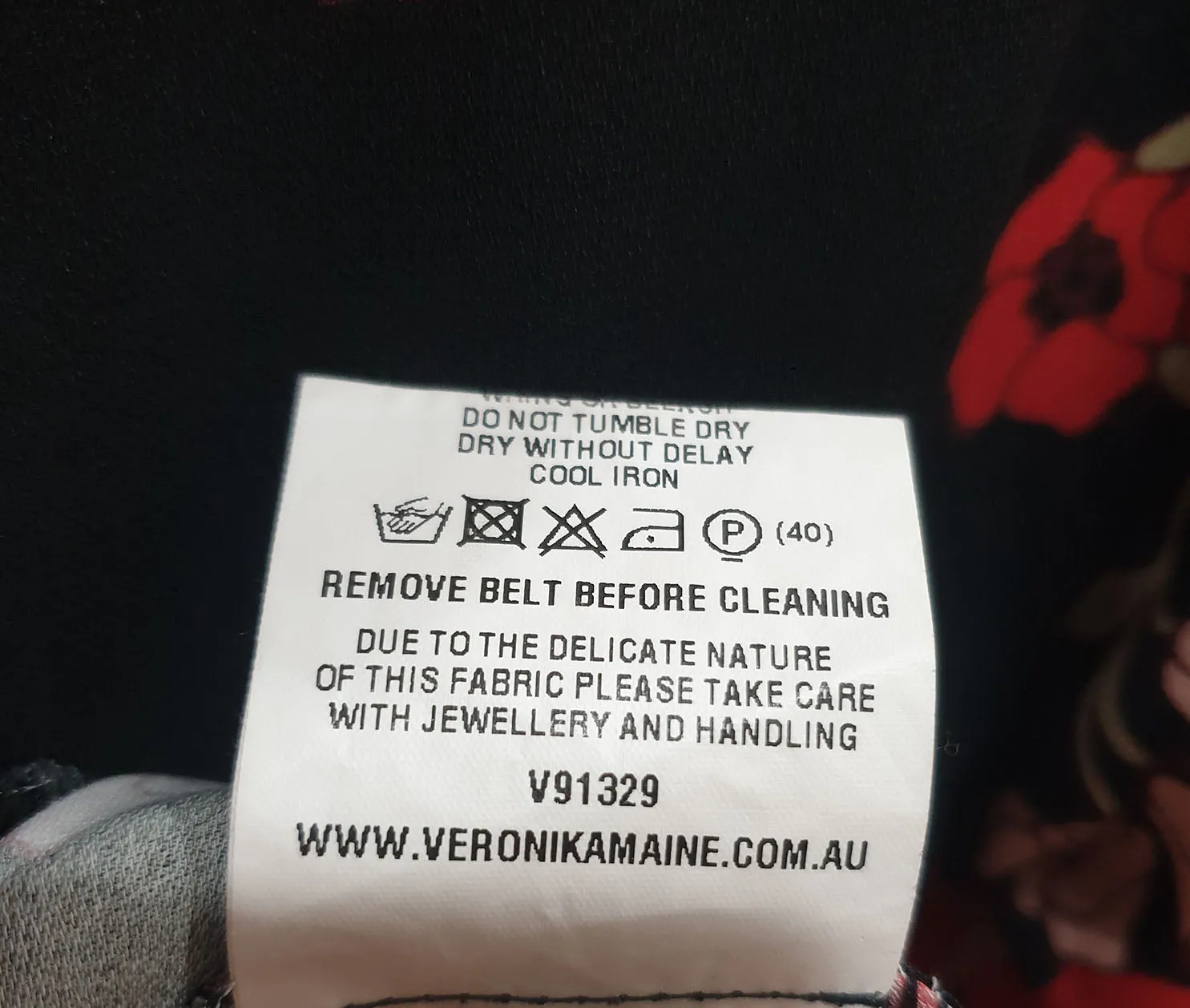 Veronica Mayne unique print dress size 14