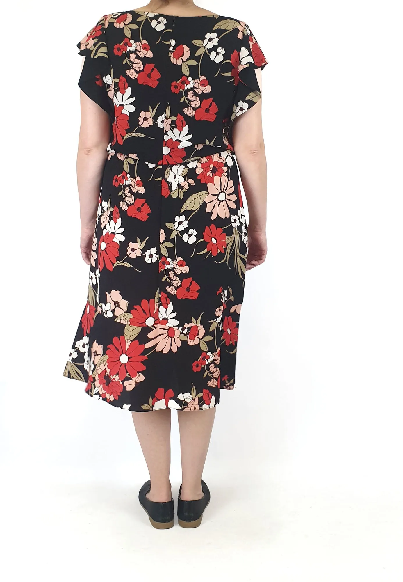 Veronica Mayne unique print dress size 14