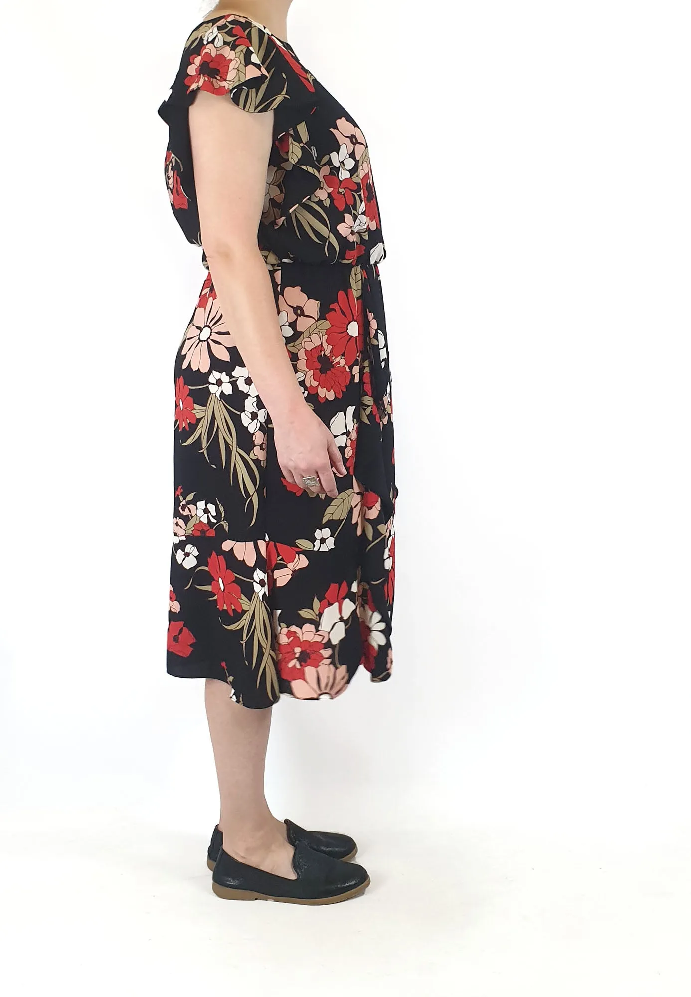Veronica Mayne unique print dress size 14