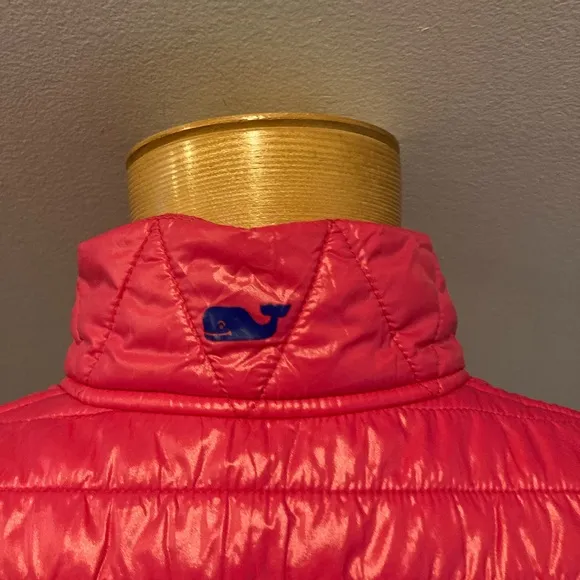 Vineyard Vines Women's Puffer Vest Rhododendron Pink