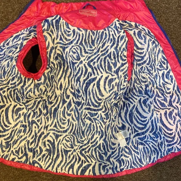 Vineyard Vines Women's Puffer Vest Rhododendron Pink