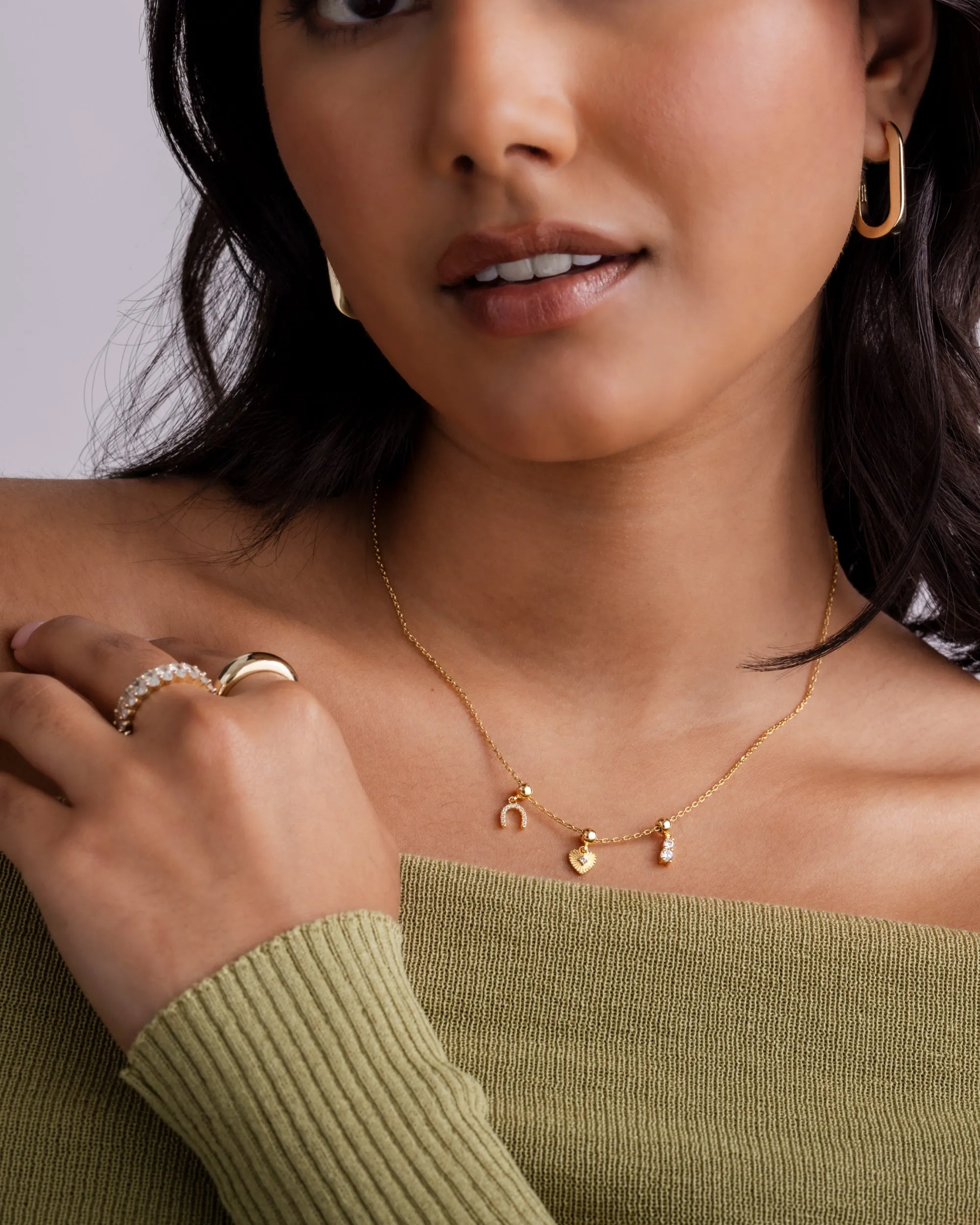 Whimsy Horseshoe Charm Necklace