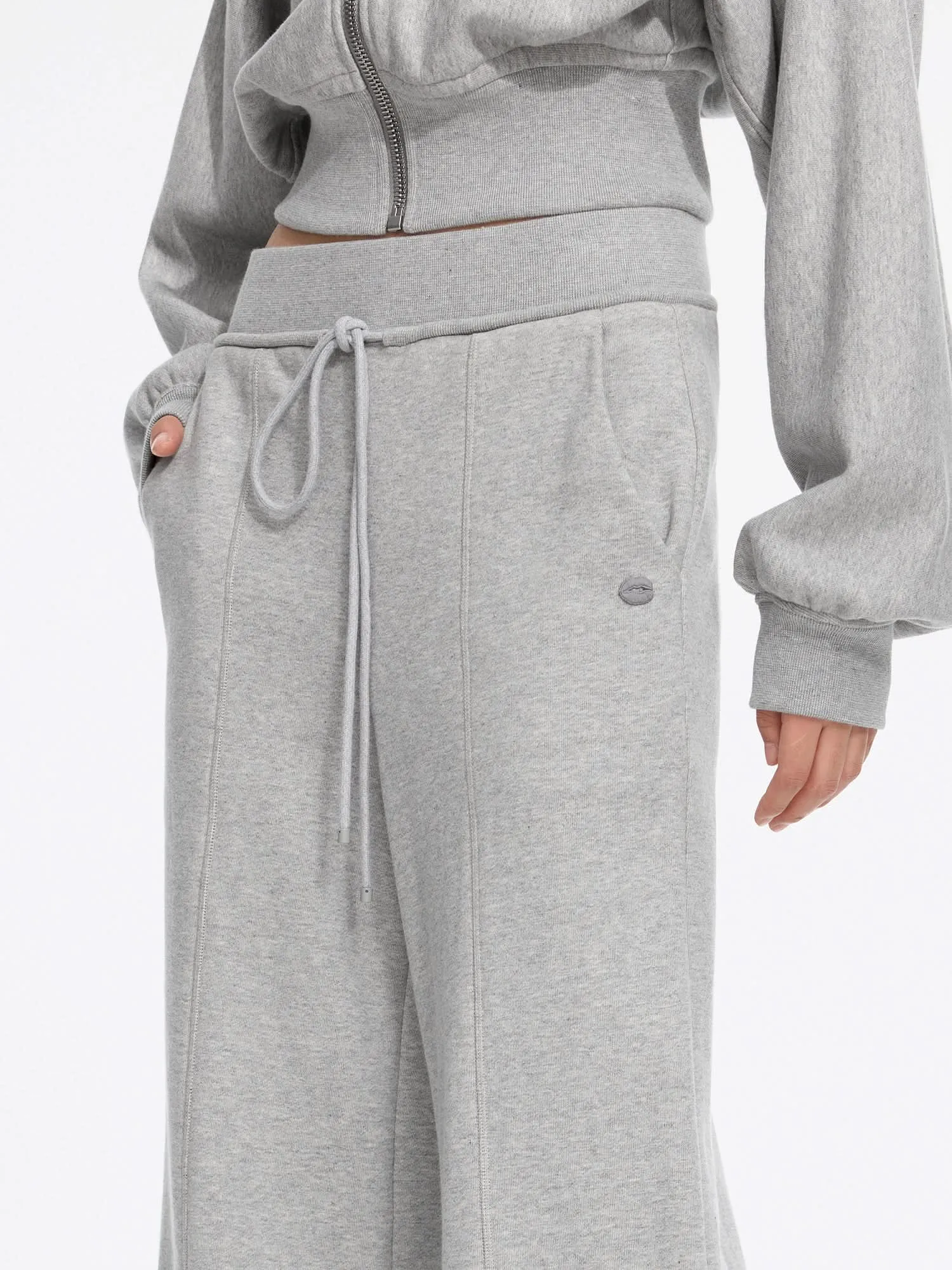 Wide-Leg Sweatpants
